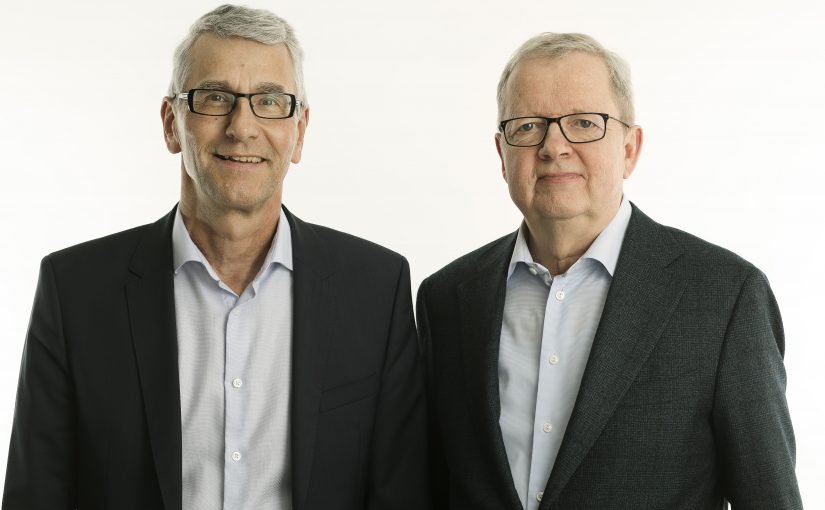 Bestyrelsensformand Jens Kehlet Nørskov og direktør Søren-Peter Olesen