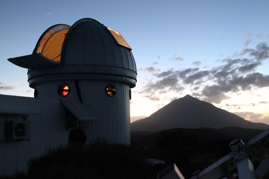 SONG-teleskopet på Tenerife. Foto: Lise Brix